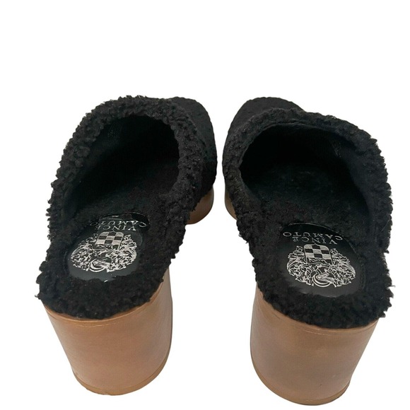 Vince Camuto Black and Brown Mules - Picture 4 of 14